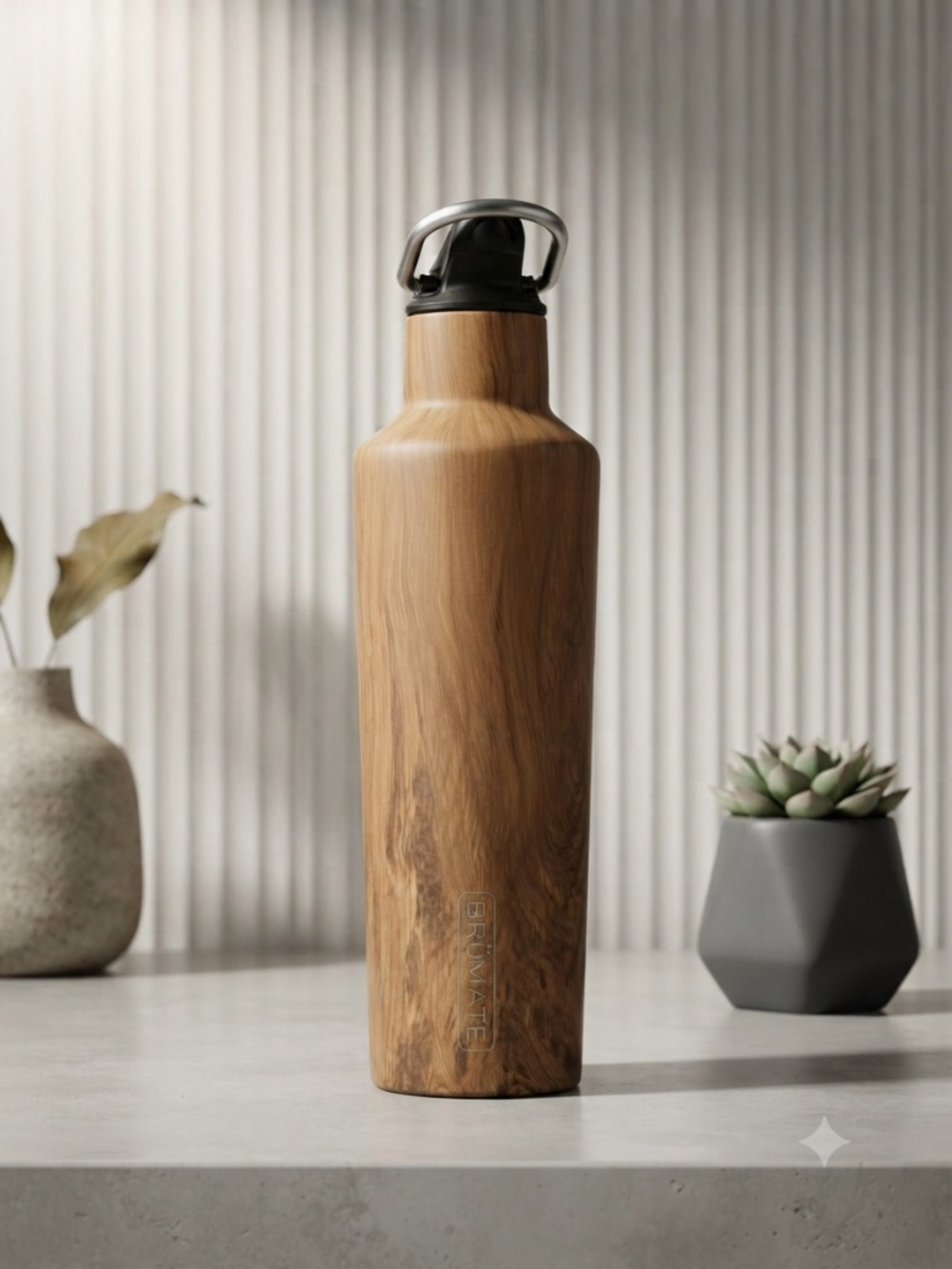 BruMate Rehydration Bottle 25 0z. - Walnut